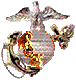 Eagle, Globe, and Anchor, the symbol of the Marine Corps